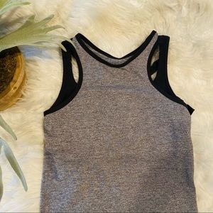Lululemon Built in bra Tank top sports chic racer